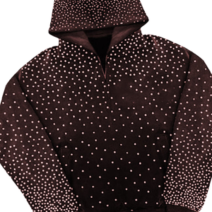 Sudadera con Capucha Degradada con Pedrería Completa, Sudadera de Lujo con Cristales Brillantes para Hombre y Mujer, Sudadera Premium de Estilo Urbano, Logotipo Personalizado OEM Disponible - Product Image 2