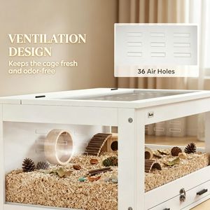 Modern Luxury Pet <b>Cage</b> Metal Small and Medium Breed <b>Cage</b> for Hamsters and <b>Rabbits</b> for Breeding Use Indoors and Outdoors - Product Image 3