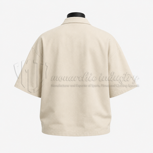 Camisa Casual Personalizada para Hombre, 100% Algodón Twill, Manga Corta, Cierre Completo, Fabricante de Marca Privada ODM, Primavera - Product Image 2