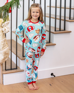 Ensemble de survêtements de Noël personnalisés pour la famille, tenue assortie pour les fêtes avec tissu confortable et motif imprimé festif pour les réunions de famille - Product Image 2