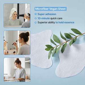 Patchs Apaisants et Hydratants en Microfibre à l'Acide Hyaluronique Végétalien Blue Petal pour les Taches sur les Joues, Soulagement des Rougeurs et Apaisement de la Peau - Product Image 3