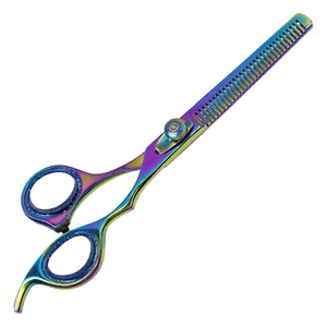 Professional Hair Thinning Scissor 6.5 Inch Multicolor Stainless Steel Barber Thinning <b>Shears</b> Salon Hair Texturizing <b>Tool</b> - Product Image 2