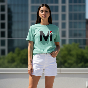 เสื้อยืดพิมพ์ลายกราฟิกแบบนูน 3 มิติ สำหรับผู้ชาย พิมพ์ลายโลโก้แบบยกสูง ผ้าคอตตอนหนานุ่ม สไตล์สตรีทแวร์ ทรงหลวม - Product Image 6