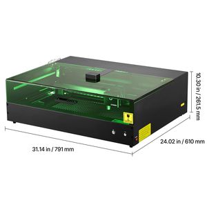 Graveur et découpeur laser 20W, 36000 mm/min, enclos de travail 19,7 x 12,6, caméra, machine de gravure et de découpe laser haute vitesse - Product Image 6