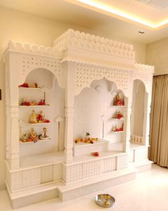 Marble Temple Manufacturer India Marble <b>Mandir</b> Exporter Wholesale Marble Temple Supplier Custom Marble Temple Manufacturer Bulk - Product Image 1