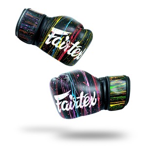 คอลเลคชั่นงานศิลปะดีไซน์ล่าสุด ลายหยดสี ถุงมือ Fairtex รุ่นใหม่ ถุงมือคิกบ็อกซิ่งระดับมืออาชีพ หนังแท้ 100% - Product Image 4