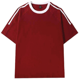 Haute qualité 100% coton unisexe T-shirt col rond t-shirts blanc surdimensionné Streetwear T-shirt Boxy T-shirt surdimensionné hommes t-shirts - Product Image 5