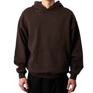 Sweat-shirt à capuche surdimensionné de luxe personnalisé 500 Gsm 600 Gsm pour homme 100% coton de haute qualité lourd 2026 - Product Image 1