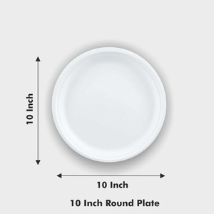 Assiettes jetables de qualité supérieure pour hôtels, restaurants et usage domestique – Assiettes biodégradables en bagasse pour l'exportation - Product Image 3