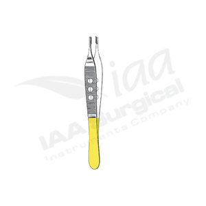 Pinzas para apósitos y tejidos IAA de acero inoxidable, instrumento quirúrgico de grado médico con certificación CE para uso en cirugía general - Product Image 6
