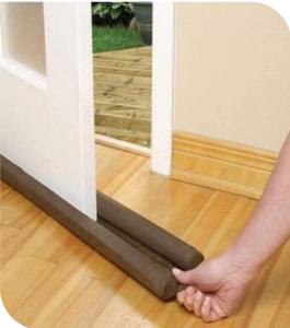 Butoir de porte en mousse EVA fait main à motif vertical, design bohème, avec bande d'étanchéité flottante anti-courant d'air, d'Inde - Product Image 1