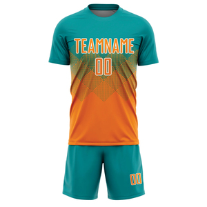 ชุดฟุตบอลทีมกีฬา ชุดแข่งฟุตบอล ควบคุมความชื้น ผลิตตามสั่ง จำนวนมาก - Product Image 5