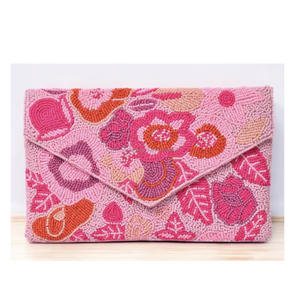 Style bohème indien femmes à la main perlé pochette Messenger sac soirée Shopping fête perlée épaule élégant Style Boho sac - Product Image 1