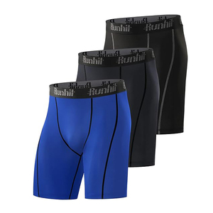 Pantalones Cortos de Compresión para Hombre, Talla Estadounidense, Logotipo Personalizado, Secado Rápido, para Gimnasio, Correr, Fisicoculturismo, Venta Directa de Fábrica 2026 - Product Image 6