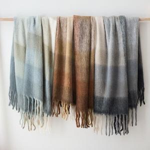 Factory Wholesale Mohair Knitted <b>Throw</b> Cozy Blanket Home Sofa Living Room Sleeping Blankets - Product Image 5