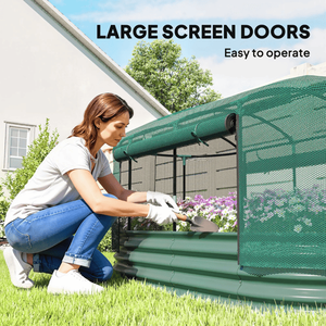 Kit per Aiuola Rialzata Zincata con Rete per una Protezione Avanzata del Giardino - Product Image 3