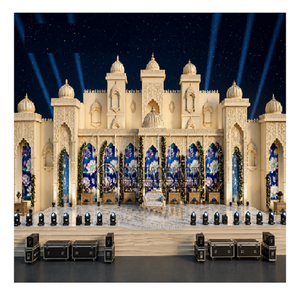 Indian Traditional Mahal Theme <b>Wedding</b> Stage Indoor Outdoor New Arrival Fiber Material - Product Image 1