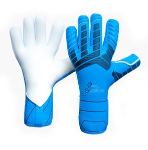 Guantes de Portero Verdes y Azules con Sistema de Protección para los Dedos, Personalización OEM y Agarre de Látex Antideslizante - Product Image 2