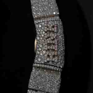 Chaîne cubaine personnalisée, bijoux hip-hop pour hommes, DOPE JEWELLS, en argent sterling 925, diamant moissanite, chaîne cubaine 22 mm - Product Image 4