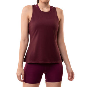 Camiseta sin Mangas Premium Transpirable para Mujer, Moda de Verano, Alta Calidad, 100% Algodón, Cuello Redondo, Tops de Yoga Ecológicos de Secado Rápido, Personalizables - Product Image 1
