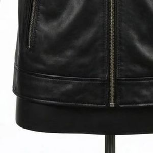 Chaquetas de Cuero para Hombre, Chaquetas de Cuero Genuino Transpirables, Chaqueta de Cuero OEM para Hombre en Diferentes Estilos y Diseños - Product Image 6