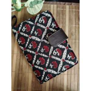 The Quince Life Black Floral Wallet and <b>Passport</b> Holder Convenient <b>Travel</b> <b>Bag</b> - Product Image 2