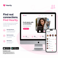 Servicio de Desarrollo de Aplicaciones Móviles para Citas con Diseño Personalizado, Android, iOS, Sitio Web y Panel de Administración