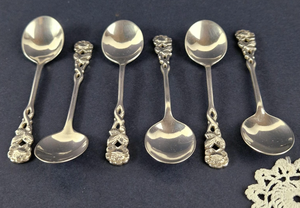 Cubiertos de Acero Inoxidable, Cuchillos, Tenedores y Cucharas, Serie Royal Court, Juego de Cubiertos de Lujo para Boda, 6 Piezas, Acabado Espejo - Product Image 4
