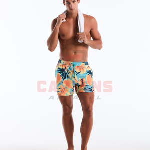 กางเกงขาสั้นชายหาดแห้งเร็วสำหรับผู้ชาย ปี 2026 ผ้าโพลีเอสเตอร์ 100% ระบายอากาศได้ดี ไซส์ใหญ่ สวมใส่สบาย - Product Image 5