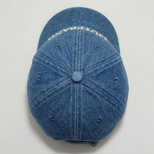 Casquette de baseball en jean délavé personnalisée Injae, 6 panneaux, visière incurvée, logo brodé 3D, ajustable, unisexe, décontractée, pour l'extérieur, fabricant OEM - Product Image 4