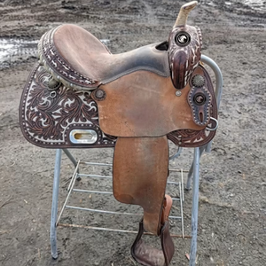 Silla de Montar Western de Cuero de la Mejor Calidad, Silla de Montar Western para Caballos, Mayorista y Fabricante, Personalización de Logotipo - Product Image 1