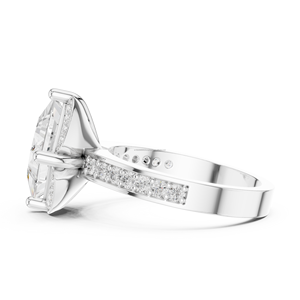 Anillo ajustable Twilight jewels 10K con diamante CZ para uso diario - Product Image 3