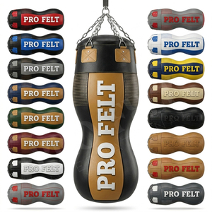 Fabricant d'équipements de boxe sur mesure, sac de frappe OEM pour l'entraînement à domicile et en salle de sport, sac de fitness en cuir durable pour Muay Thai et MMA - Product Image 1