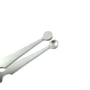 Pince à percer professionnelle de 11,5 cm en acier inoxydable mat et brillant, pinces de maintien pour perles, outils de piercing corporel - Product Image 2