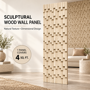 Panel de Pared Flexible 3D de Madera Sólida, Diseño Minimalista para Baño y Almacén, Decoración Interior - Product Image 6
