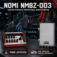 NOMI NMBZ-003 Joystick de commande à distance hydraulique proportionnel personnalisé PWM pour véhicule spécial