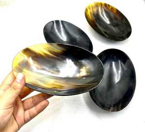 ชุดชามเขาควายทำมือ สไตล์วาบิซาบิ ลายหินอ่อนธรรมชาติ สำหรับเสิร์ฟอาหารที่บ้าน - Product Image 5