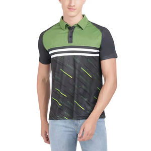 Chemises polo homme personnalisées avec logo, séchage rapide, décontractées, manches courtes, respirantes, sublimées sur mesure, en vente - Product Image 1