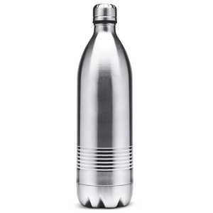 Bouteille d'eau isotherme en acier inoxydable à paroi simple de haute qualité Skies Trader, gourde métallique vierge avec bouchon à vis anti-fuite, personnalisable avec logo - Product Image 2