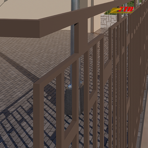 Decorative Wrought Iron Fence for Garden and Outdoor <b>Privacy</b> Fence with Metal Fence Panels Trellis Gates and Fence Post Design - Product Image 6