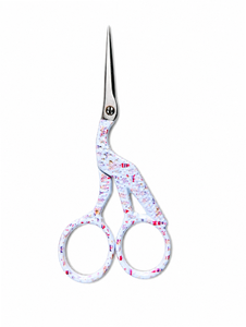 Ciseaux à broder professionnels en acier inoxydable, pointus et tranchants, pour couture et artisanat, avec poignée décorative imprimée - Product Image 2