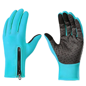 Guantes de Ciclismo de Poliéster Resistentes al Viento para Invierno, Compatibles con Pantalla Táctil, Cremallera Lateral de Alta Calidad, Puños Extra Largos para Proteger las Mangas - Product Image 6