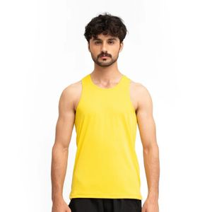 เสื้อกล้ามออกกำลังกายสีเหลืองสำหรับผู้ชาย Momentum Muscle Tank เสื้อกีฬาฟิตเนสขายส่ง - Product Image 1
