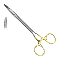 Porte-aiguille chirurgical en acier inoxydable de 6 pouces à motif suédois, forceps de suture dentaire, ensemble d'instruments chirurgicaux à verrouillage CE