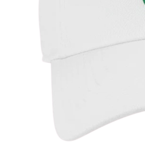 AKA Club <b>Series</b> Hat White Embroidered Cotton Baseball Cap Adjustable Curved Brim Casual Unisex Sports Outdoor Cap - Product Image 3