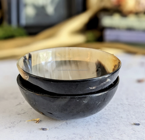 Bol à salade en corne de buffle, nouveau design, finition artisanale, provenant d'Inde - Product Image 3