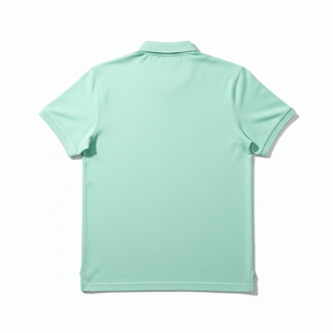 Chemise Homme Premium Bleu Clair Coupe Oversize 100% Coton Anti-Boulochage Manches Courtes 320 Grammes Logo Avant Décontractée Respirante - Product Image 5