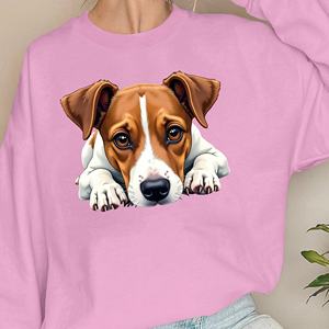 Chien ressemblant à un Jack Russell Terrier sweatshirts pour femmes - Product Image 2
