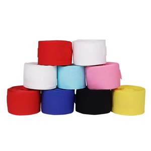 Vendas de Boxeo de Algodón con Patrón de Corazones Azules, 4.5 Metros, Protector de Muñeca para MMA, Transpirable, Duradero, Vendas para Kickboxing, Entrenamiento - Product Image 4