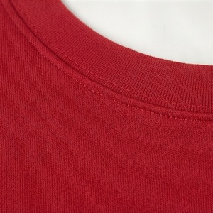 Ensemble décontracté tricoté 2 pièces rouge pour femme : T-shirt à manches courtes et short au-dessus du genou à ourlet festonné, coupe ample, printemps-été - Product Image 4